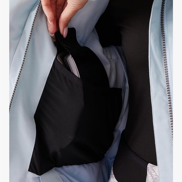 NWT Roxy Billie Ski Jacket Large Blue Women's Jacket 10k Waterproof Snow - Picture 9 of 13